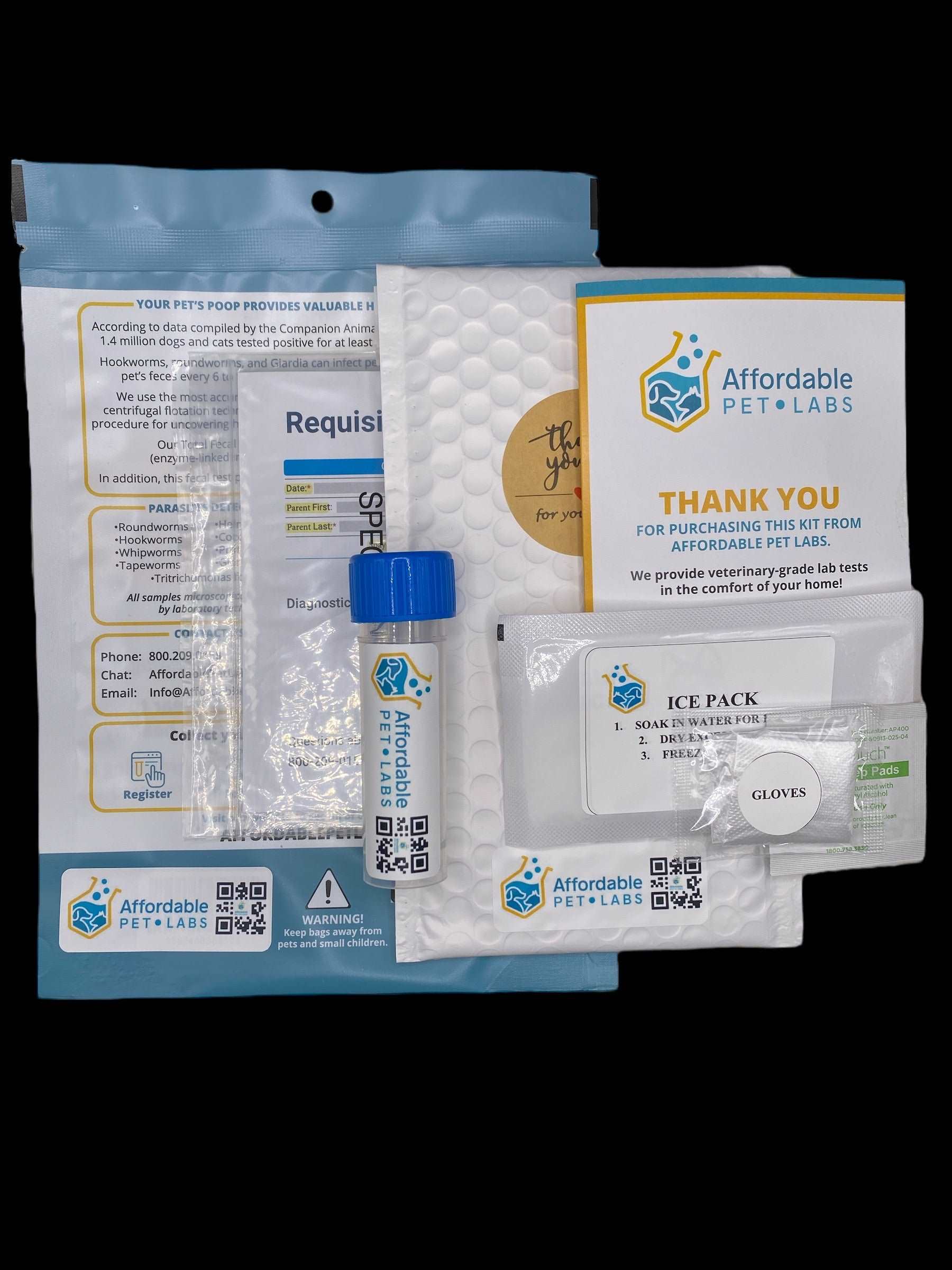 Easy Home Kit Affordable Pet Labs Total Fecal Tests Plus Giardia For Dogs - Image 5